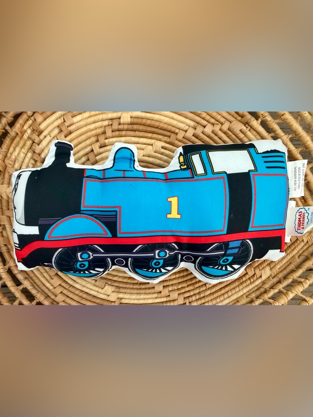 Franco Mattel Thomas the Tank Engine Shaped Cuddle Mini Pillow 2013